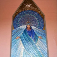 Il Mosaico”La Madonna dell’Accoglienza” - Particolare