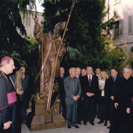 Anno  1998 Papa Giovanni Paolo II alla Fondazione Paolo VI